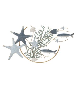 Mauro Ferretti IJZEREN WANDPANEEL SEA STAR CM 95,3X5X53,3