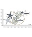 Mauro Ferretti IJZEREN WANDPANEEL SEA STAR CM 95,3X5X53,3