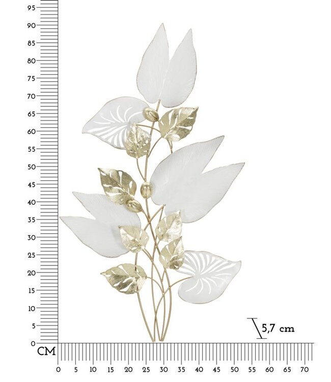 Mauro Ferretti IJZEREN WANDPANEEL PITCH CM CM 52,7X5,7X90,8