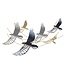 Mauro Ferretti IJZEREN WANDPANEEL VOGEL CM 90,8X6,4X50,8