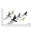 Mauro Ferretti IJZEREN WANDPANEEL VOGEL CM 90,8X6,4X50,8