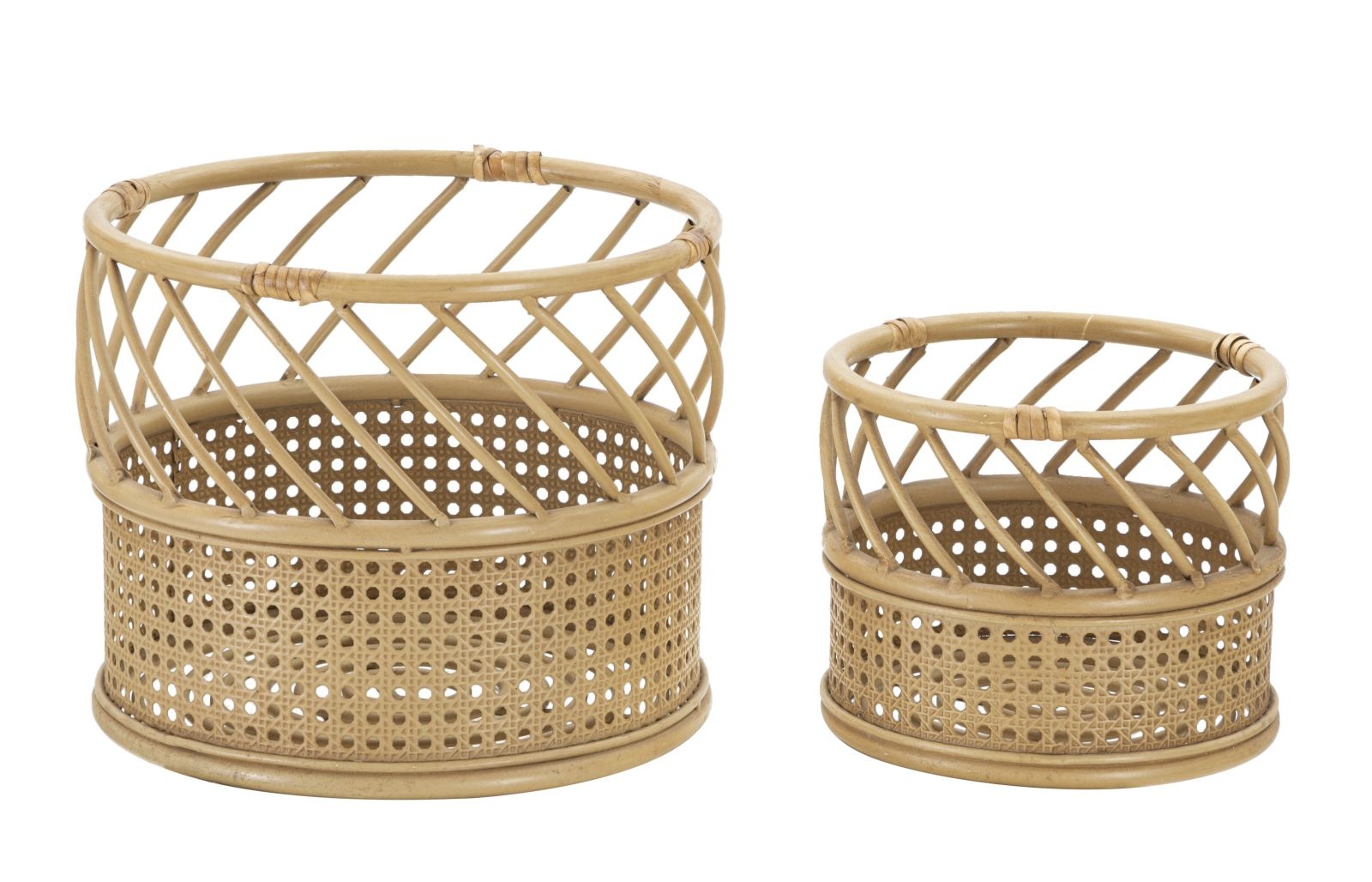 VAASHOUDER PANAMA SET 2 STUKS CM Ø 30X25-22X18 afbeelding