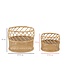 Mauro Ferretti VAASHOUDER PANAMA SET 2 STUKS CM Ø 30X25-22X18