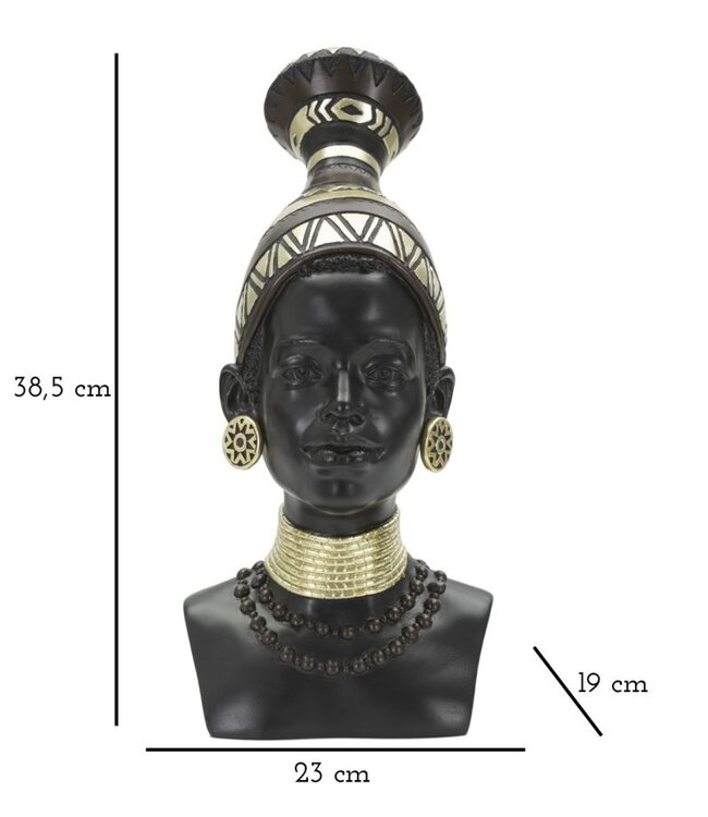 Mauro Ferretti MASSAI VROUW STAM CM 23X19X38,5