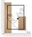 Mauro Ferretti WANDPANEEL VLAKKEN IJZER EN HOUT CM 63X2X90