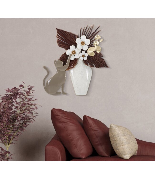 Mauro Ferretti IJZEREN WANDPANEEL KAT CM 54,6X8,9X59,7