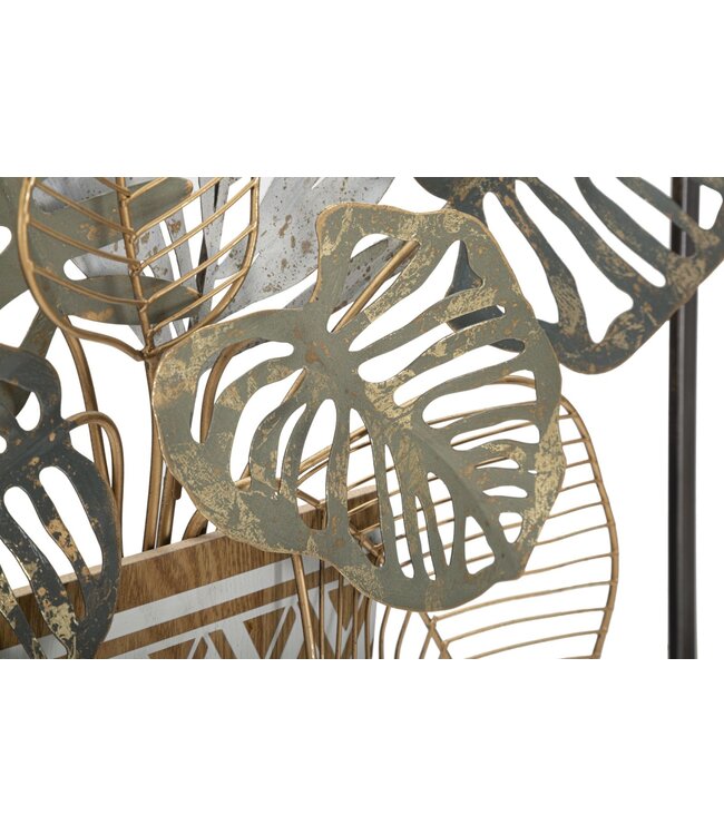 Mauro Ferretti IJZEREN WANDPANEELVASO CM 54X6,4X62,9