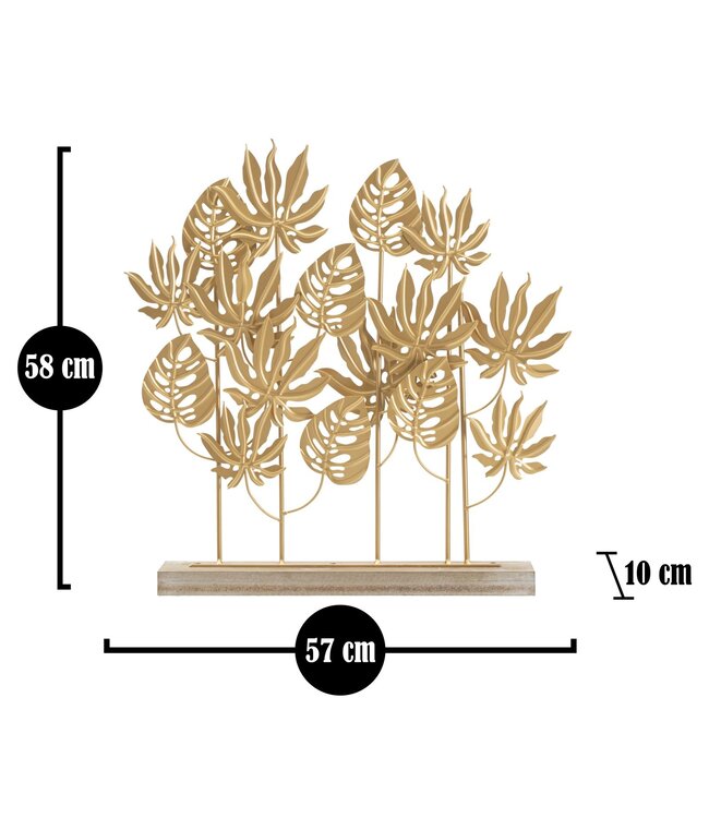 Mauro Ferretti SCULPTUUR PALM CM 56X10X57,5