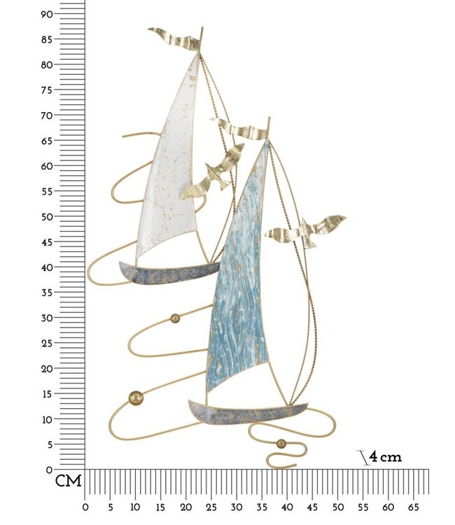 Mauro Ferretti IJZEREN WANDPANEEL VELA KLEUR CM 51,4X4X87
