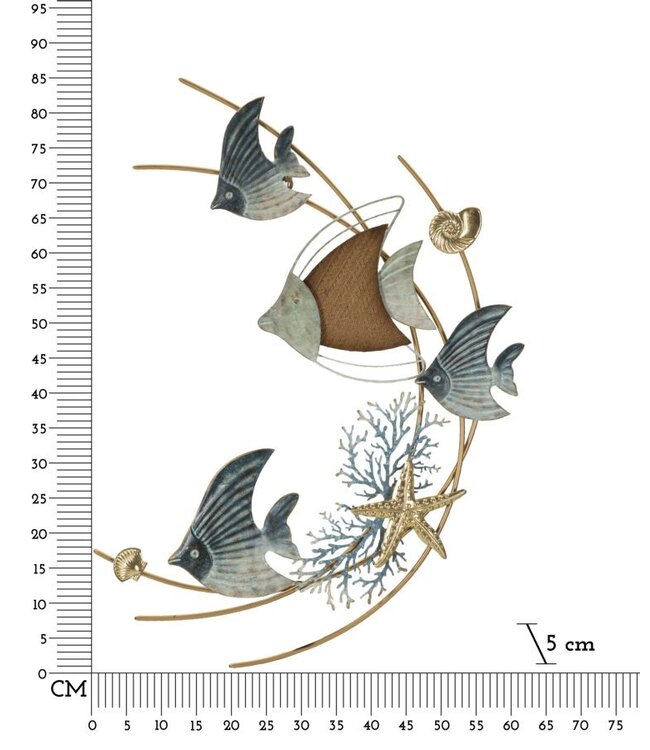 Mauro Ferretti MUUR IJZEREN PANEEL DORY CM 61X5X86