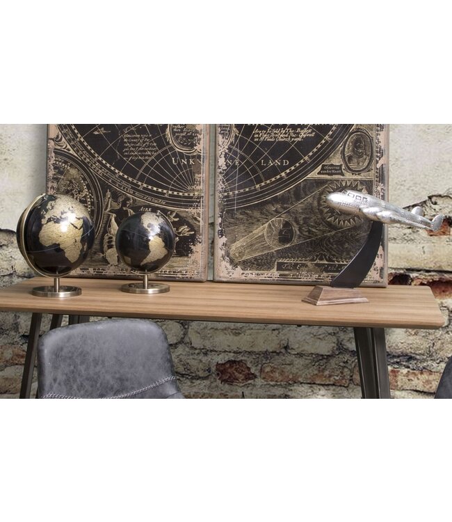 Mauro Ferretti WERELDBOL BRONS CM Ø 25X34