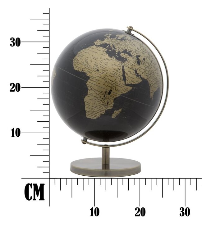 Mauro Ferretti WERELDBOL BRONS CM Ø 25X34
