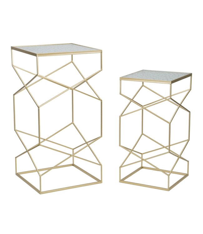 Mauro Ferretti TELEFOONHOUDER GLAZIGE COPPIA CM 50X50X100-40X40X80
