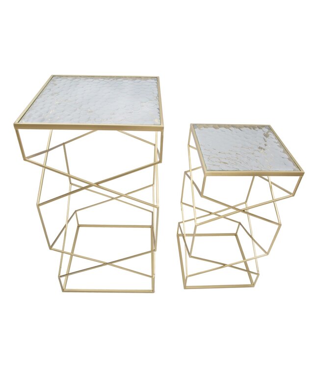 Mauro Ferretti TELEFOONHOUDER GLAZIGE COPPIA CM 50X50X100-40X40X80