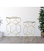 Mauro Ferretti TELEFOONHOUDER GLAZIGE COPPIA CM 50X50X100-40X40X80