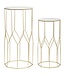 Mauro Ferretti TELEFOONHOUDER NIEUWE GLAZEN SET 2 STUKS CM 50X46X100-40X37X80