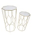 Mauro Ferretti TELEFOONHOUDER NIEUWE GLAZEN SET 2 STUKS CM 50X46X100-40X37X80