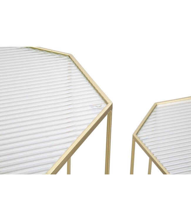 Mauro Ferretti TELEFOONHOUDER NIEUWE GLAZEN SET 2 STUKS CM 50X46X100-40X37X80