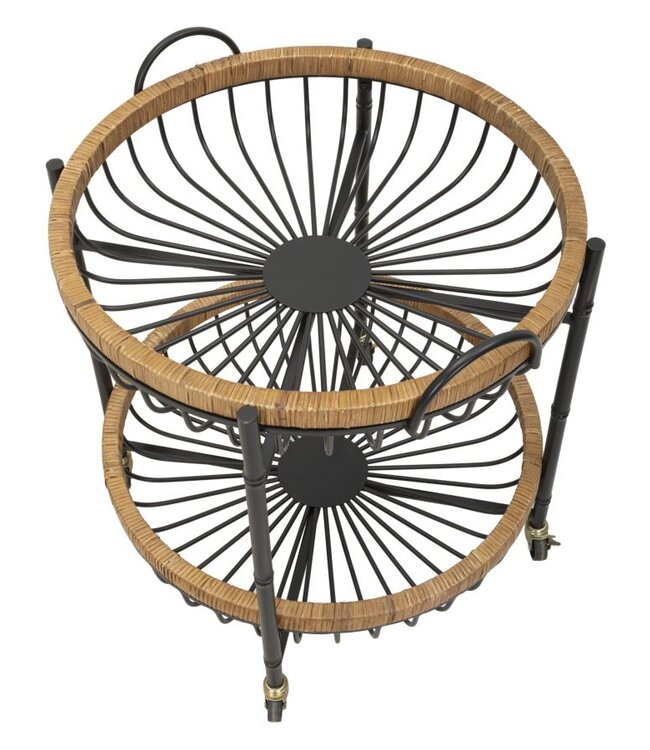 Mauro Ferretti TROLLEY DUBBEL CEBU CM 57X55,5X62,5 - 1425920000