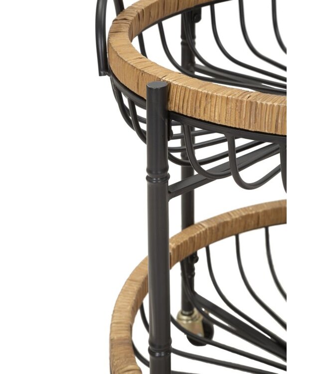 Mauro Ferretti TROLLEY DUBBEL CEBU CM 57X55,5X62,5 - 1425920000