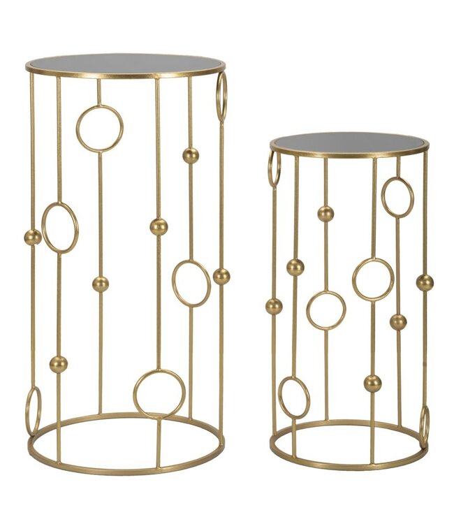Mauro Ferretti TAFELKOOI SET 2ST CM Ø 50X100-40X80