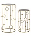 Mauro Ferretti TAFELKOOI SET 2ST CM Ø 50X100-40X80