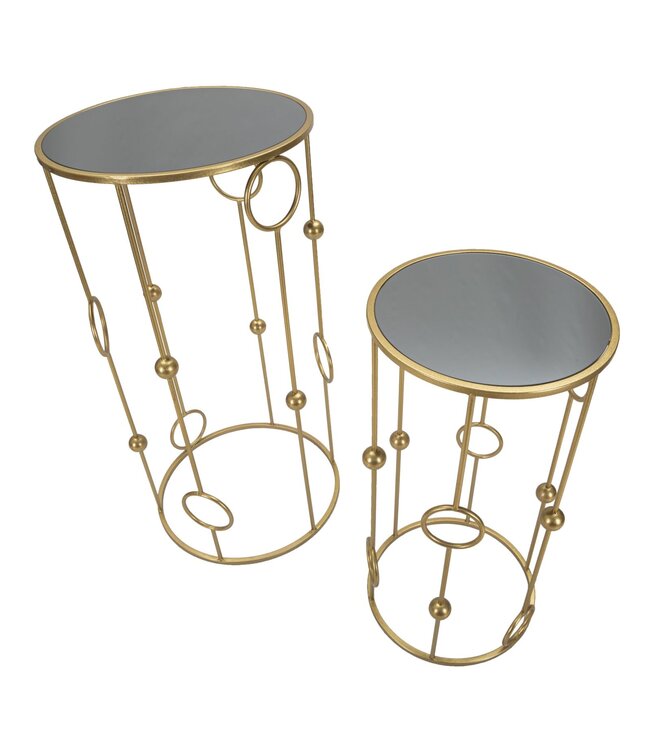 Mauro Ferretti TAFELKOOI SET 2ST CM Ø 50X100-40X80