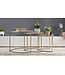 Mauro Ferretti SALONTAFEL DRIEHOEK SET 3 PZ CM Ø 60X50-50X45-40X40