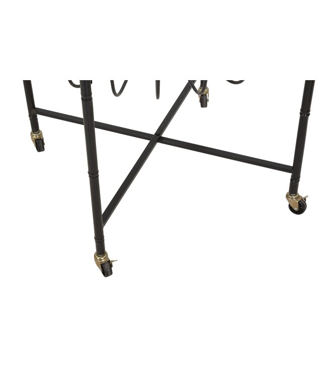 Mauro Ferretti SALONTAFEL CEBU MET GLAS EN PUTTEN CM 70,5X65X57