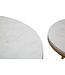 Mauro Ferretti TAFEL EENVOUDIG MARMER PAAR Ø 52X63-42X53