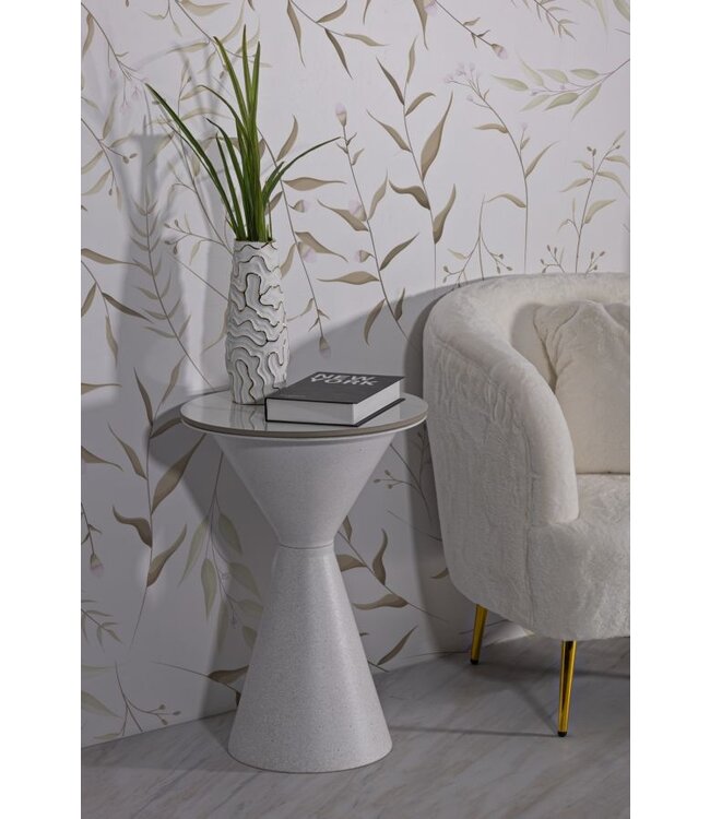 Mauro Ferretti TAFEL WIT DUBBEL CM Ø 44,5x63