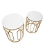 Mauro Ferretti TAFEL TORY MARMER PAAR CM 46X55-39X48
