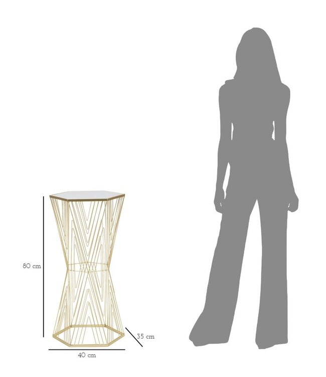 Mauro Ferretti TELEFOONHOUDER LIJNEN 6 CM 40X35X80