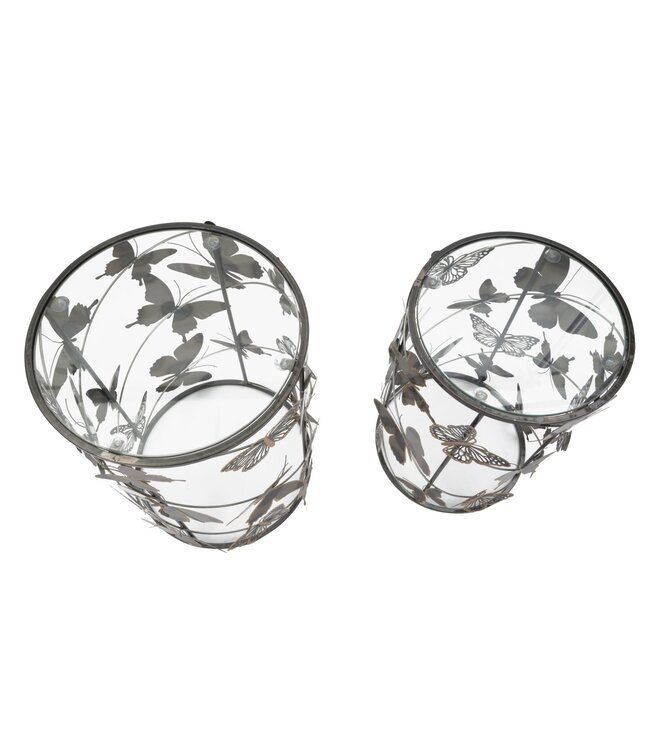 Mauro Ferretti TAFEL FARFALLE SET 2ST CM 41,3X55-35X50,3