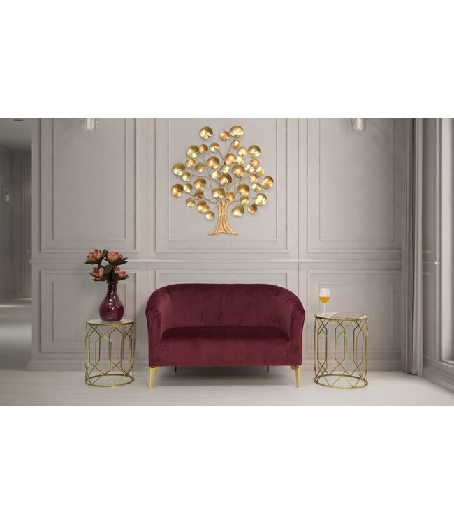 Mauro Ferretti KLEINE TAFELS TUNISI PAAR Ø 42X53-38X47