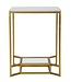Mauro Ferretti TAFEL DUBBEL MARMER CM 47X47X60