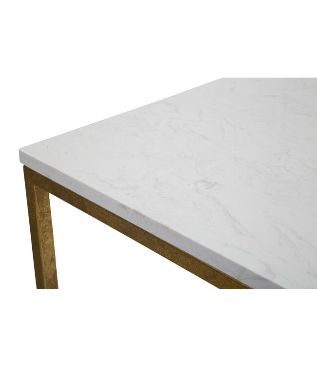 Mauro Ferretti TAFEL DUBBEL MARMER CM 47X47X60