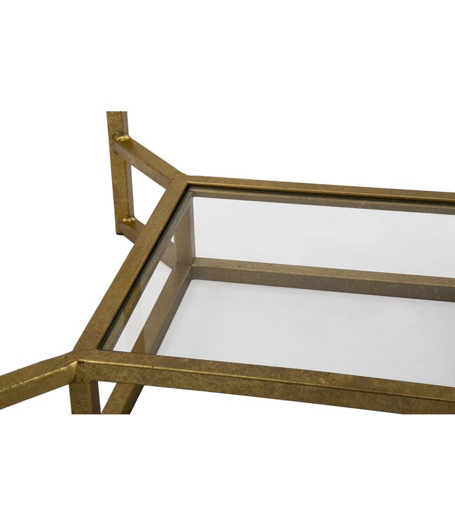 Mauro Ferretti TAFEL DUBBEL MARMER CM 47X47X60