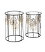 Mauro Ferretti TAFEL FOGLIE GLAM COPPIA CM Ø 38X55-33X50