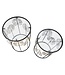 Mauro Ferretti TAFEL FOGLIE GLAM COPPIA CM Ø 38X55-33X50
