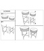 Mauro Ferretti TAFEL FUJI SET 2 STUKS CM Ø 40X50-35X40