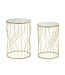 Mauro Ferretti TAFEL LIGNE SET 2ST CM Ø 38X55-33X50