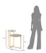 Mauro Ferretti SALONTAFEL 2 NIVEAUS CM 50X40X60,5