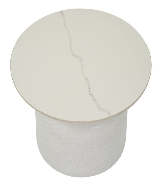 Mauro Ferretti TAFEL WIT FUSH CM Ø 40X47