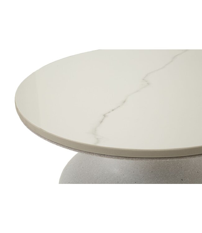 Mauro Ferretti TAFEL WIT FUSH CM Ø 40X47