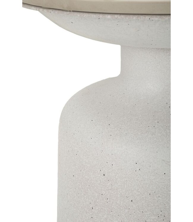 Mauro Ferretti TAFEL WIT FUSH CM Ø 40X47