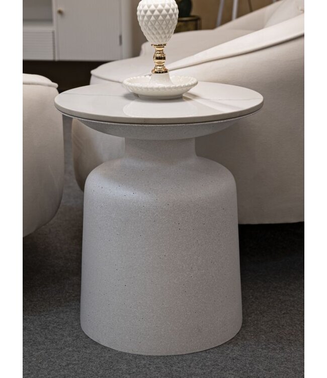 Mauro Ferretti TAFEL WIT FUSH CM Ø 40X47