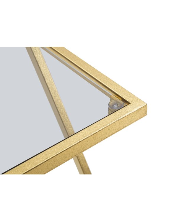 Mauro Ferretti BIJZETTAFEL Z SET2PC CM 40X40X60-30X30X50