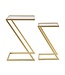 Mauro Ferretti BIJZETTAFEL Z SET2PC CM 40X40X60-30X30X50