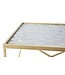 Mauro Ferretti TAFEL GLASSY SET 2 STUKS CM 31,5X31,5X68-28X28X64